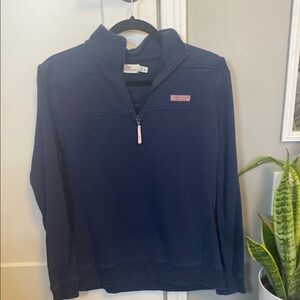 Vineyard Vines Navy Quarter-Zip Pullover